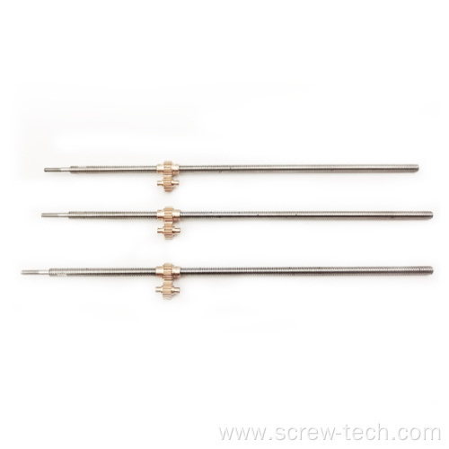 T4X1 Lead Screw with Gear for Lasering Machine